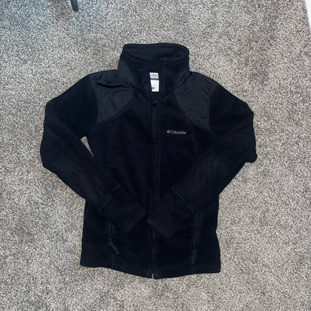 Columbia Midnight Black Full-Zip Jacket